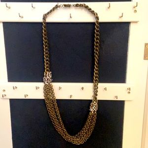 Madewell chain and crystal necklace